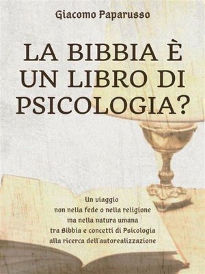 cover image of La Bibbia è un libro di psicologia?
